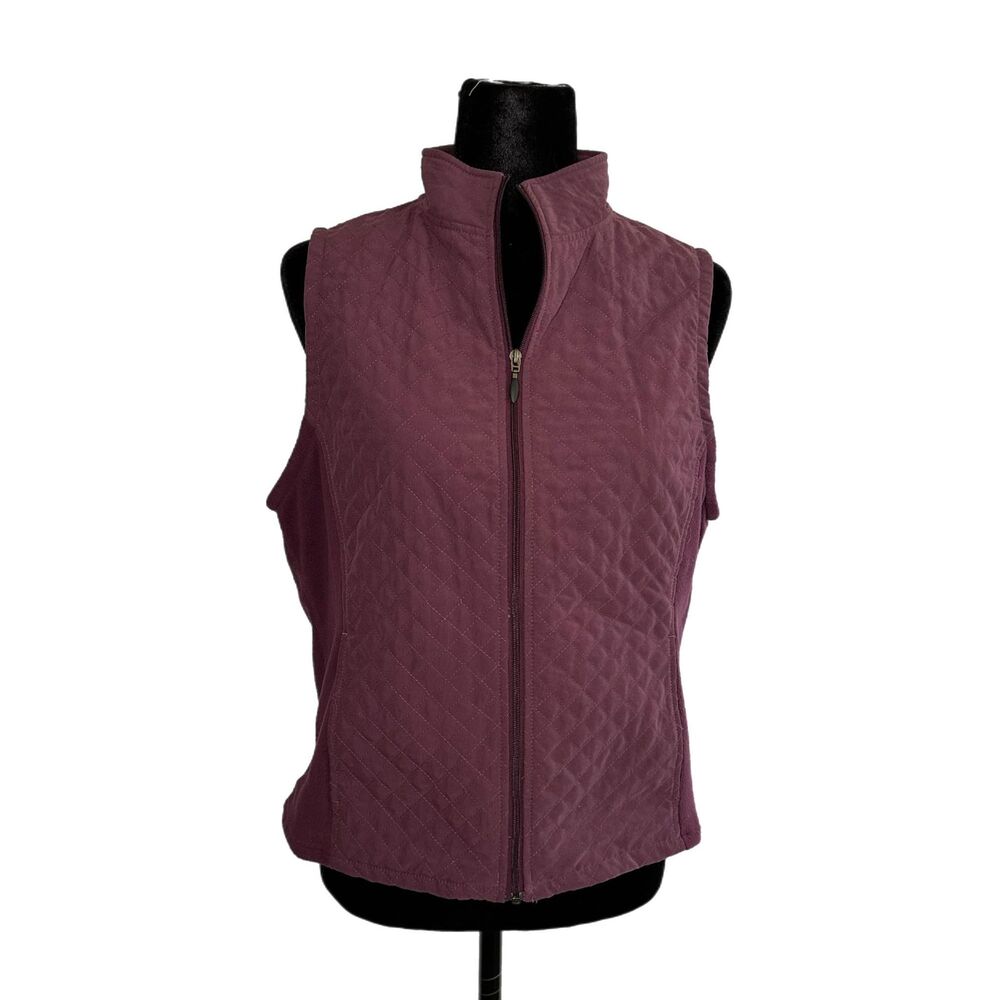 Columbia Women's Purple Thin Vest, Medium, Pre-owned